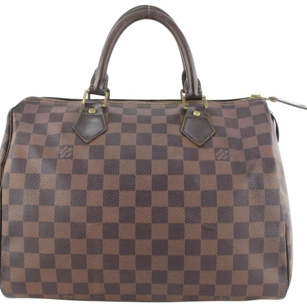 Louis Vuitton Damier Ebene Speedy 30 Boston Bag